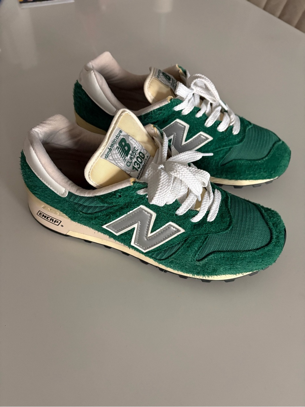 New Balance Men’s 1300 Classic Aimé Leon Dore Green Sneakers 9